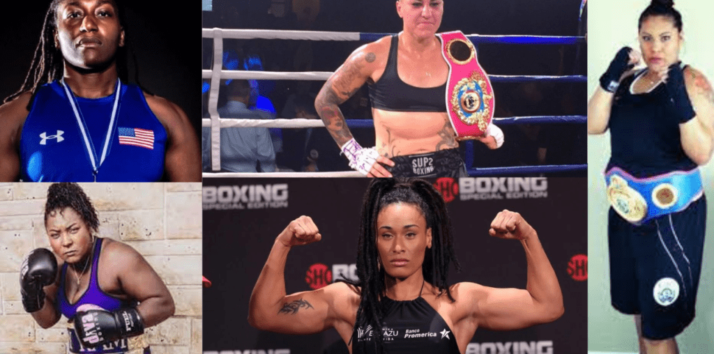 5 top women boxers in the world in WBC