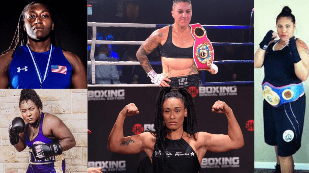 5 top women boxers in the world in WBC